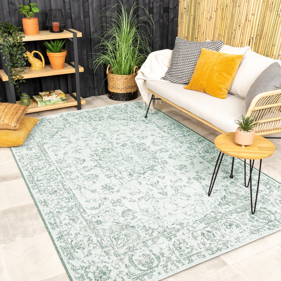 FRAAI | Home & Living In- & Outdoor Teppich Vintage - Victoria Oriental Grün