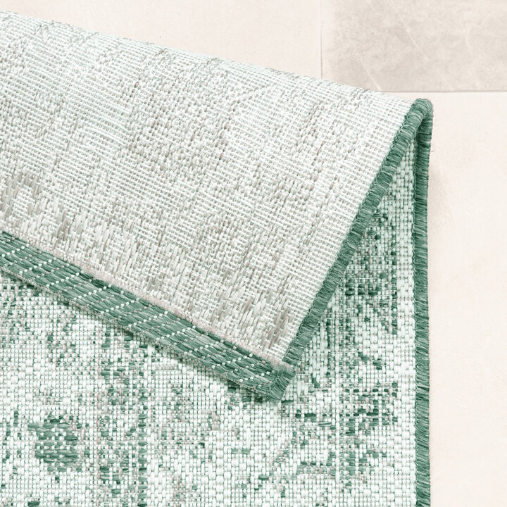 In- & Outdoor Teppich Vintage - Victoria Oriental Grün