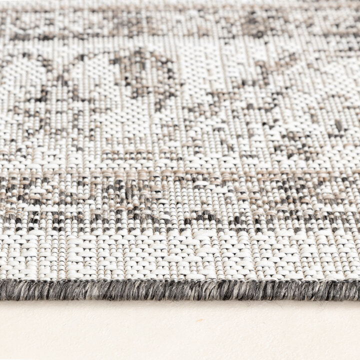 In- & Outdoor Teppich Vintage - Victoria Aztec Grau