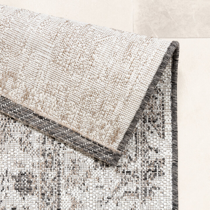 In- & Outdoor Teppich Vintage - Victoria Oriental Grau