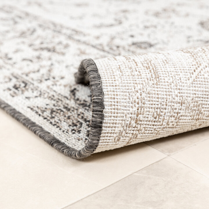 In- & Outdoor Teppich Vintage - Victoria Oriental Grau