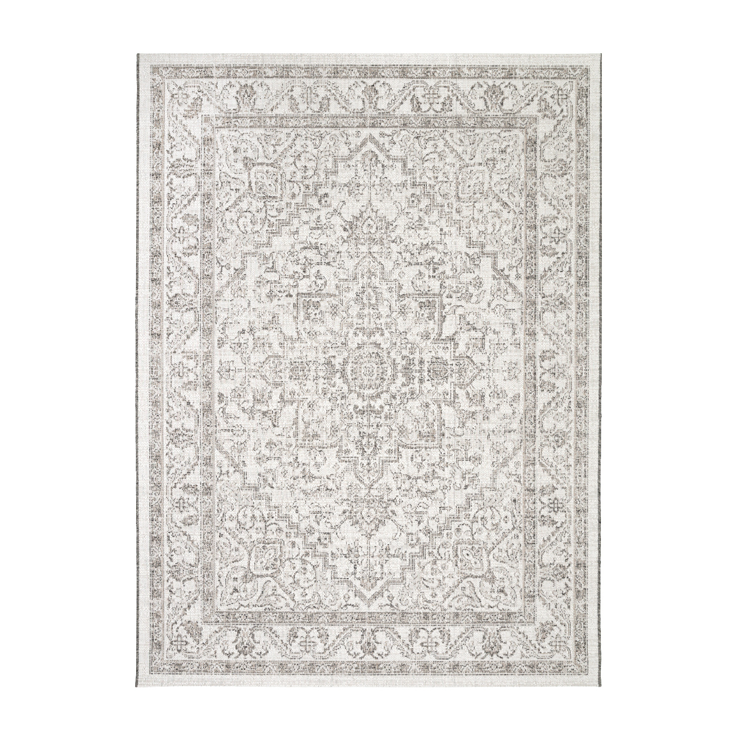 In- & Outdoor Teppich Vintage - Victoria Aztec Grau - sfeer