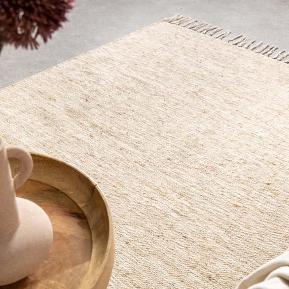 FRAAI | Home & Living Boho Teppich - Faya Creme Beige