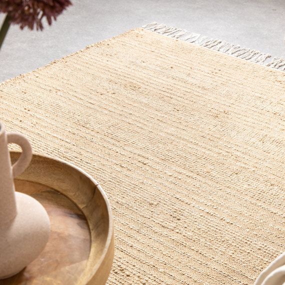 FRAAI | Home & Living Boho Teppich - Faya Beige
