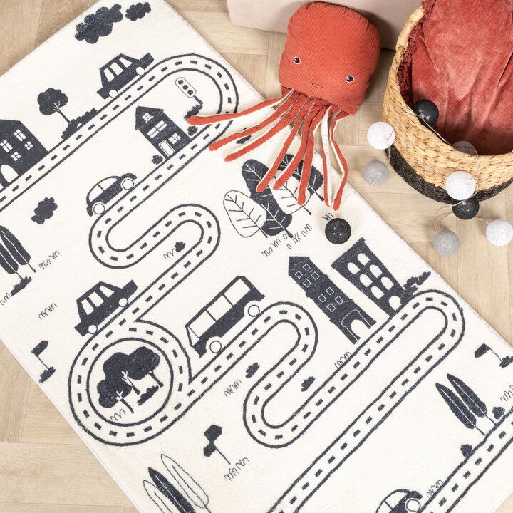 Spielteppich Auto - Dex Lane Schwarz