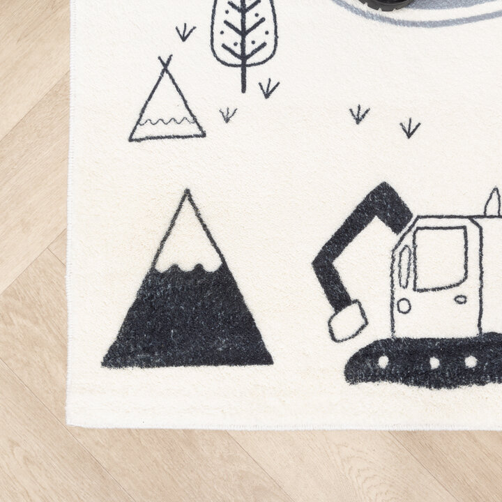 Spielteppich Auto - Dex Road Schwarz