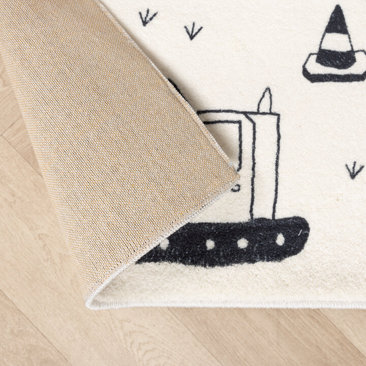 Spielteppich Auto - Dex Road Schwarz