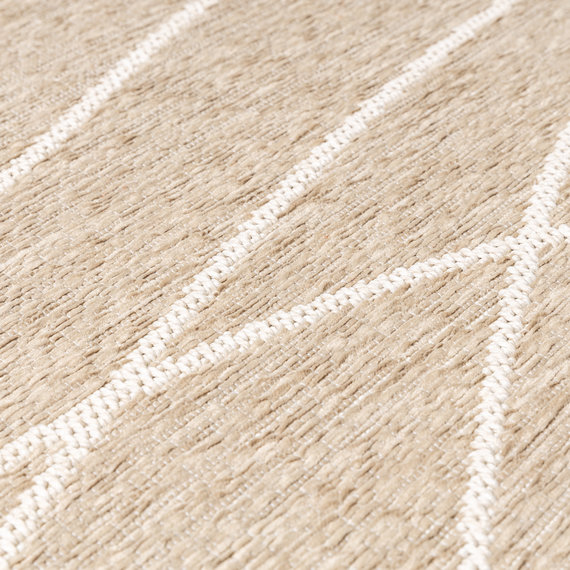 FRAAI | Home & Living In- & Outdoor Teppich - Porto Lines Creme