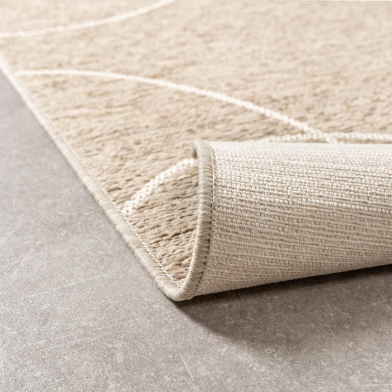 FRAAI | Home & Living In- & Outdoor Teppich - Porto Lines Creme