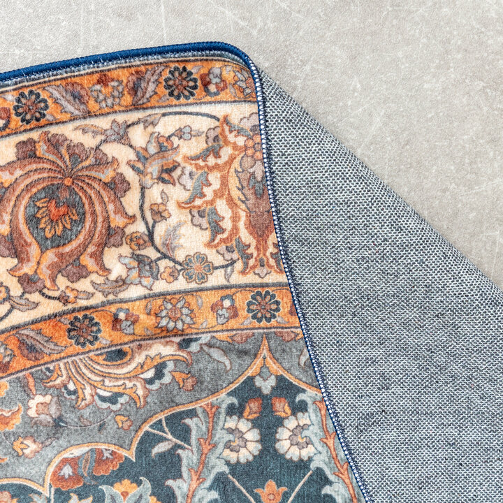 Teppich Vintage Rund - Imagine Medaillon Bunt