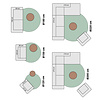 Teppich Vintage Rund - Imagine Medaillon Bunt - thumbnail 5