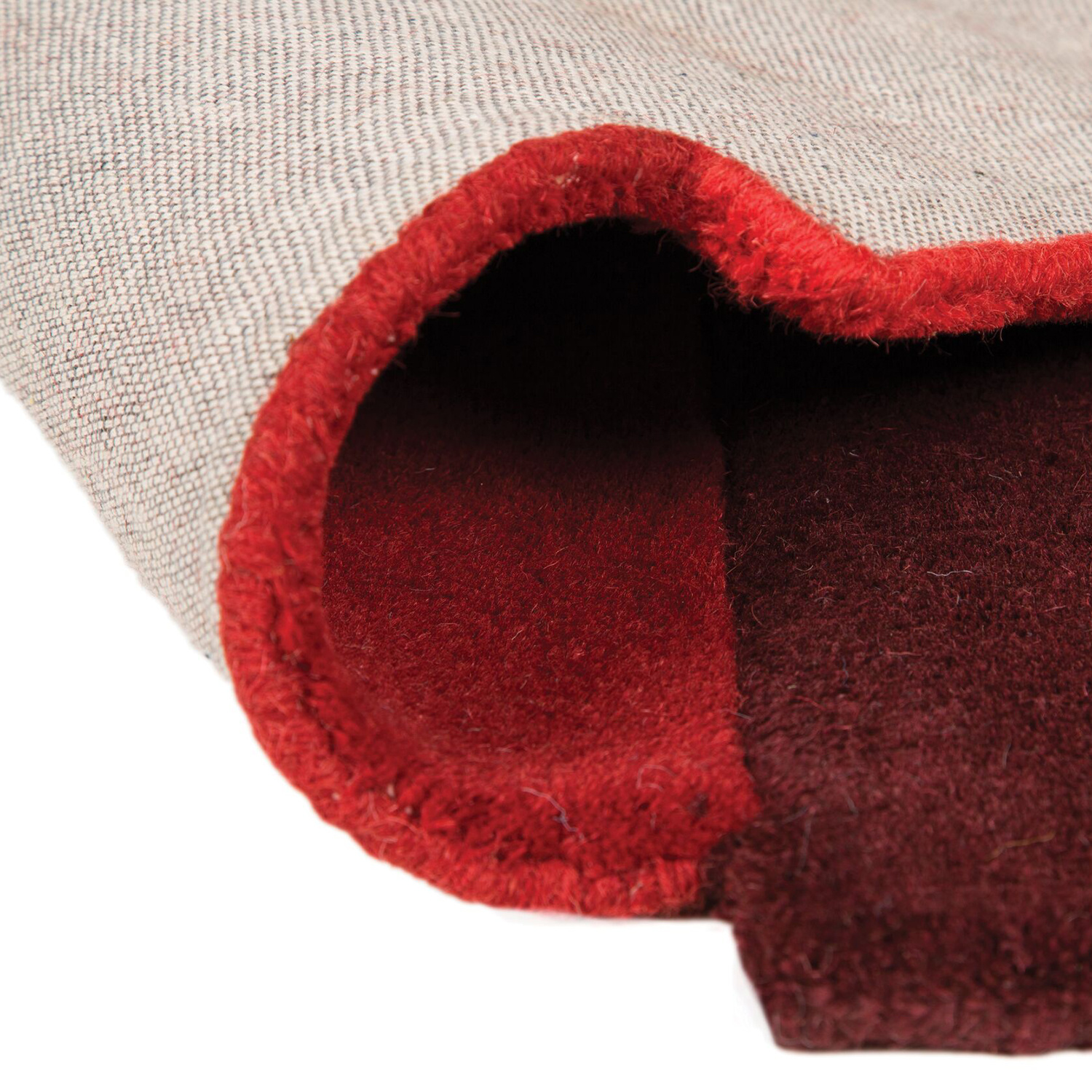 Abstrakt Teppich - Stracto Collage Rot - sfeer