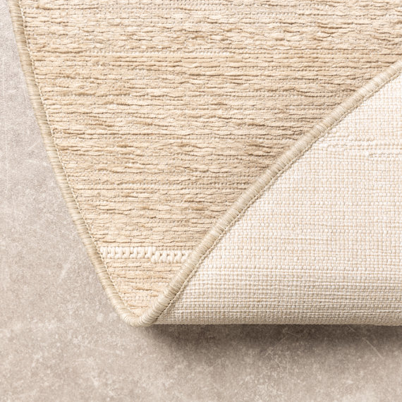 FRAAI | Home & Living In- & Outdoor Teppich Rund - Porto Lines Creme