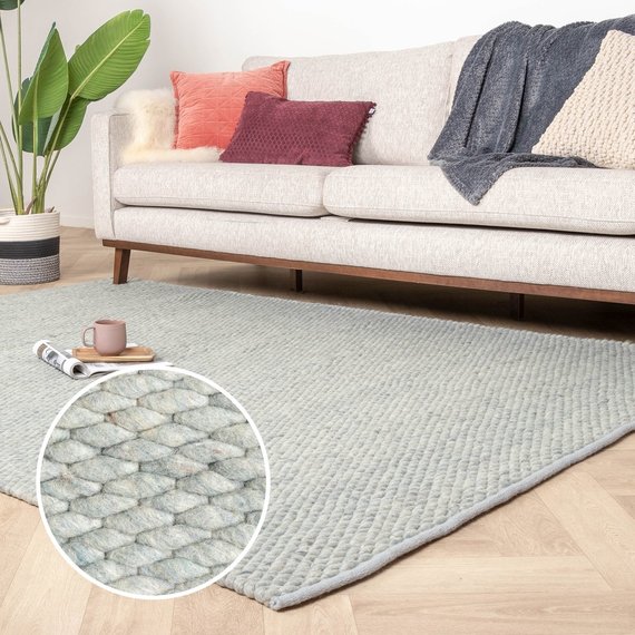 FRAAI | Home & Living Wollteppich - Brilliant Mint