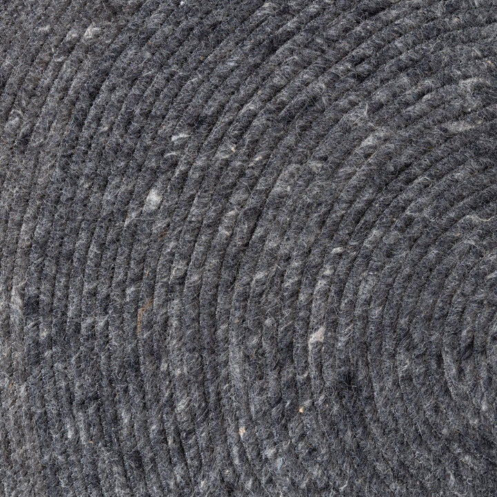 Wollteppich Rund - Wise Anthrazit 614