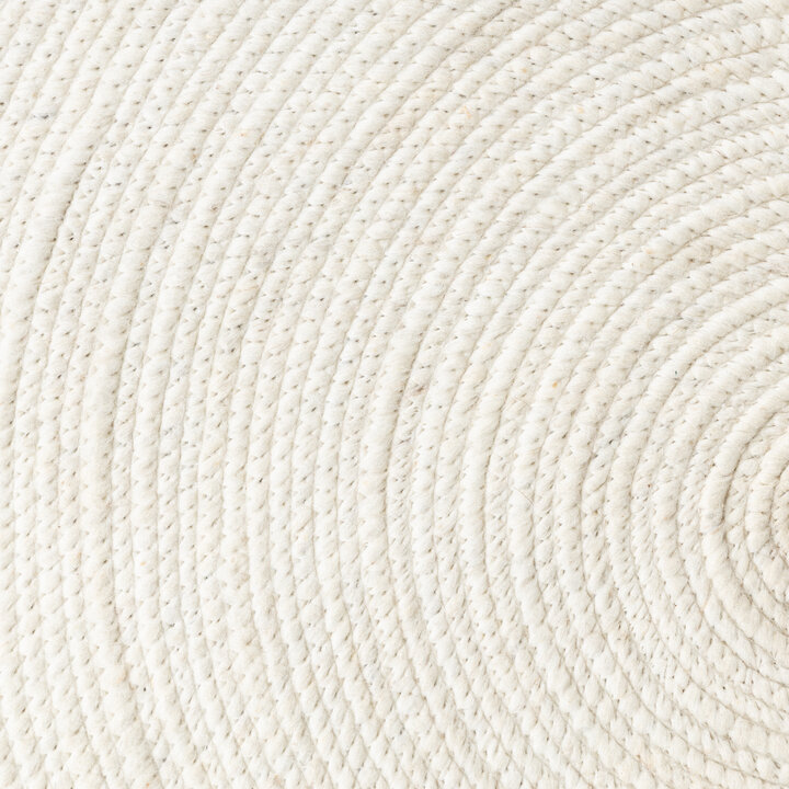 Wollteppich Rund - Wise Weiß 001