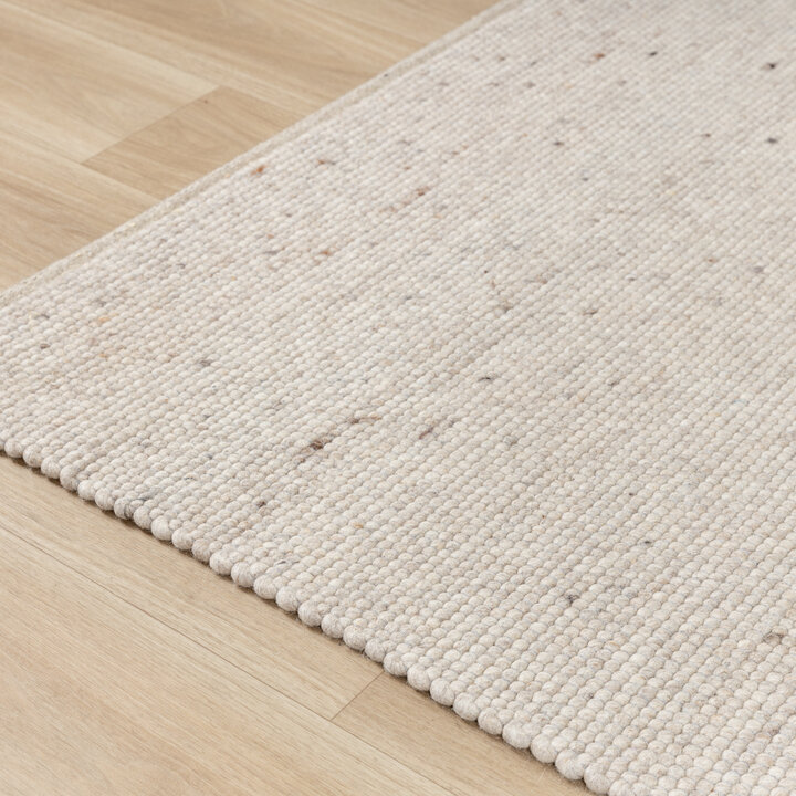 Wollteppich - Wise Weiß Natur 607