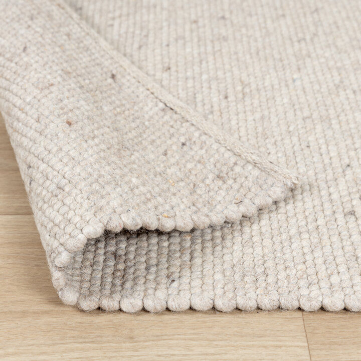 Wollteppich - Wise Weiß Natur 607