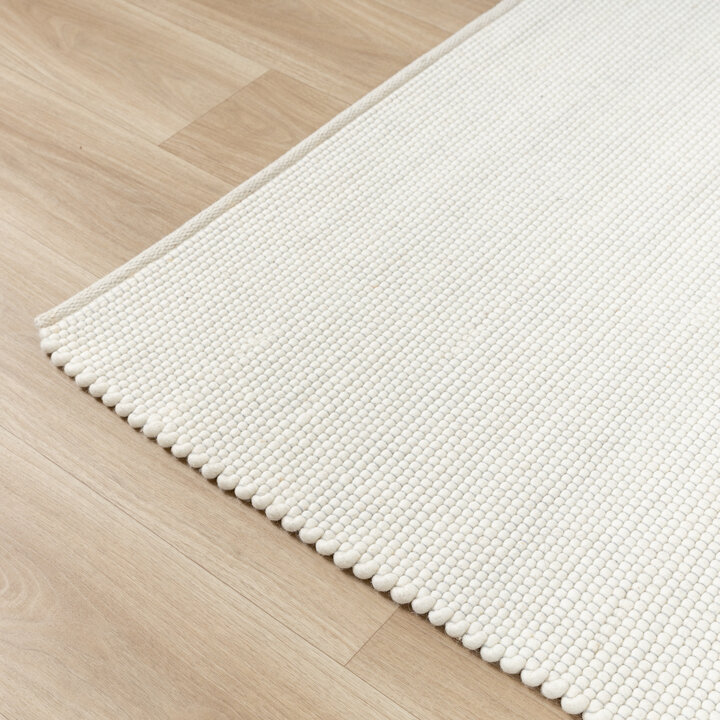 Wollteppich - Wise Weiß 001