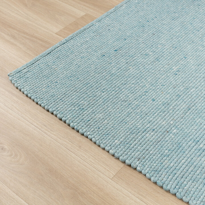 Wollteppich - Wise Blau 364