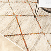 Hochflor Teppich - Blend Lines Creme/Bunt 