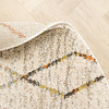 Hochflor Teppich Rund - Blend Diamond Creme Bunt - thumbnail 5