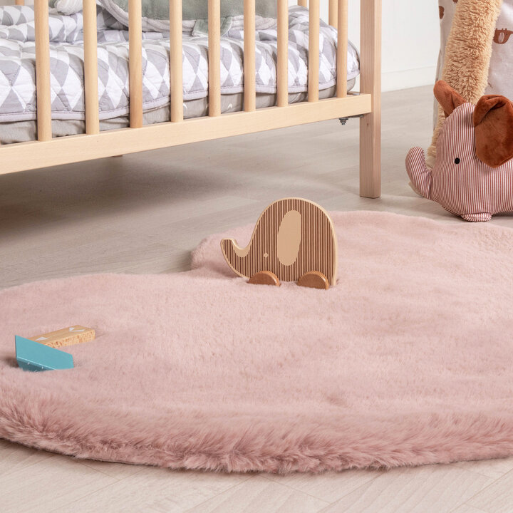 Kinderteppich - Huggy Herz Rosa