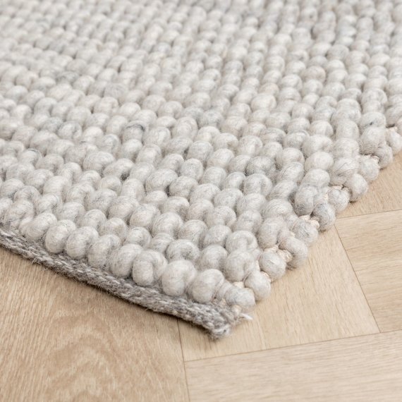 FRAAI | Home & Living Wollteppich - Luminous Hellgrau