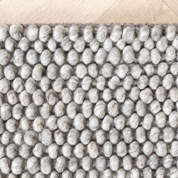 FRAAI | Home & Living Wollteppich - Luminous Grau/Meliert