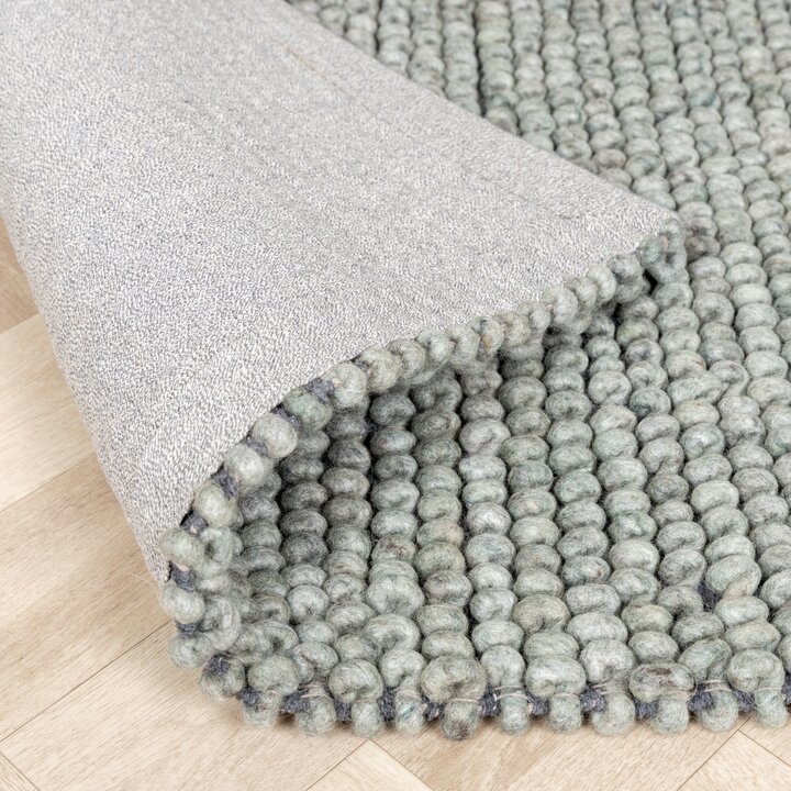 Wollteppich - Luminous Grün Grau