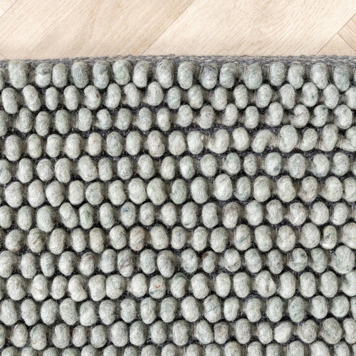 Wollteppich - Luminous Grün Grau