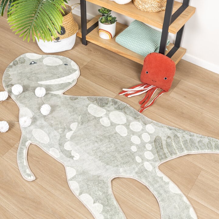 Waschbarer Kinderteppich - Wild Dino