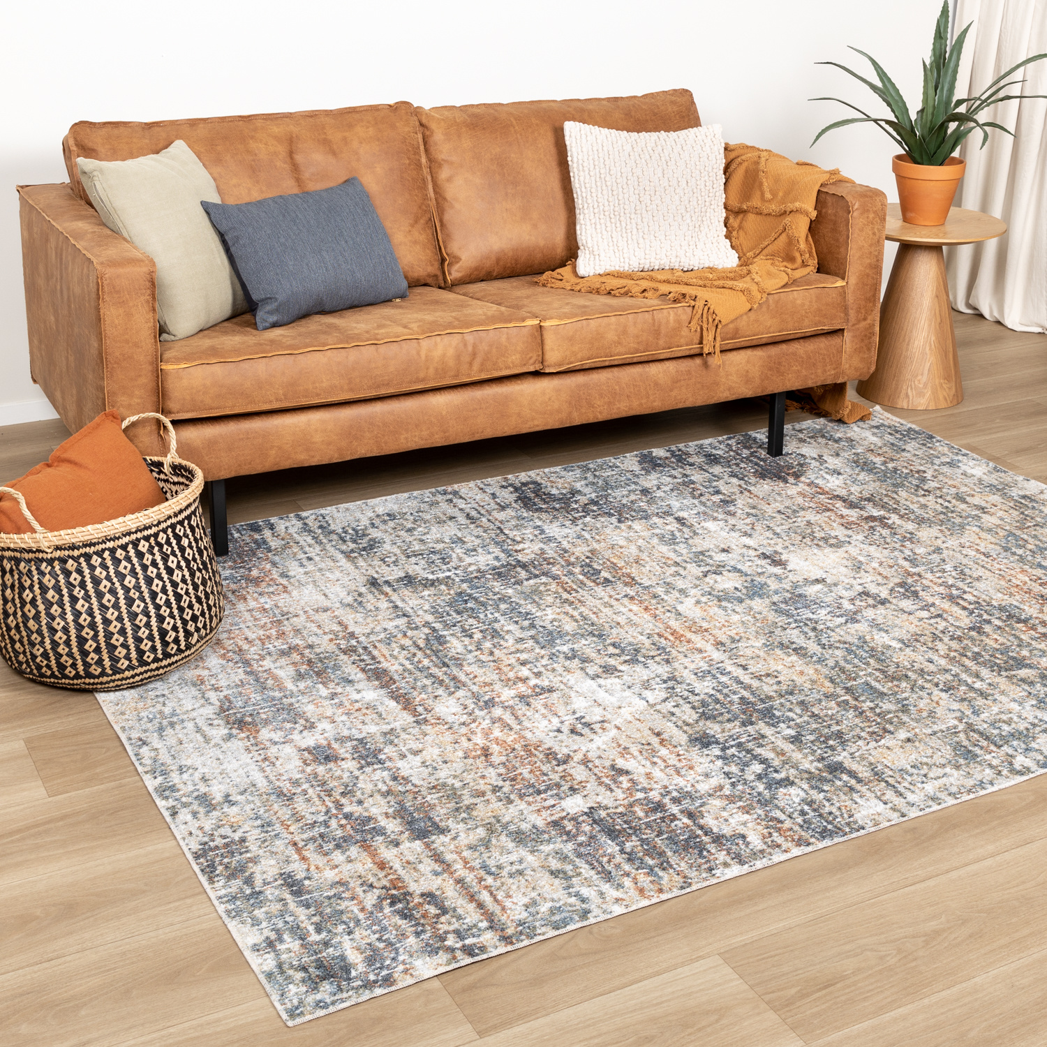 Waschbarer Teppich - Nova Abstract Bunt