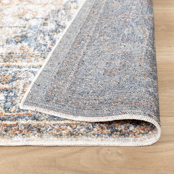 FRAAI | Home & Living Waschbarer Teppich - Nova Medaillon Bunt