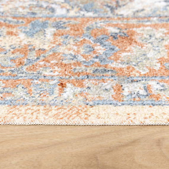 FRAAI | Home & Living Waschbarer Teppich - Nova Medaillon Terra