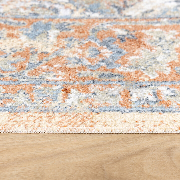 Waschbarer Teppich - Nova Medaillon Terra