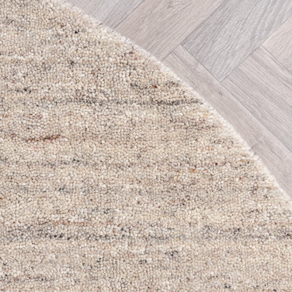 FRAAI | Home & Living Berberteppich Rund - Aicha Taupe