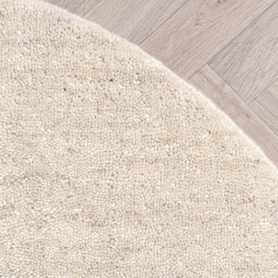 FRAAI | Home & Living Berberteppich Rund - Aicha Beige