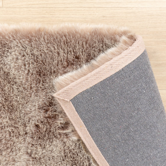 FRAAI | Home & Living Hochflor Teppich - Flowy Taupe