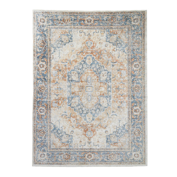 FRAAI | Home & Living Waschbarer Teppich - Nova Medaillon Bunt