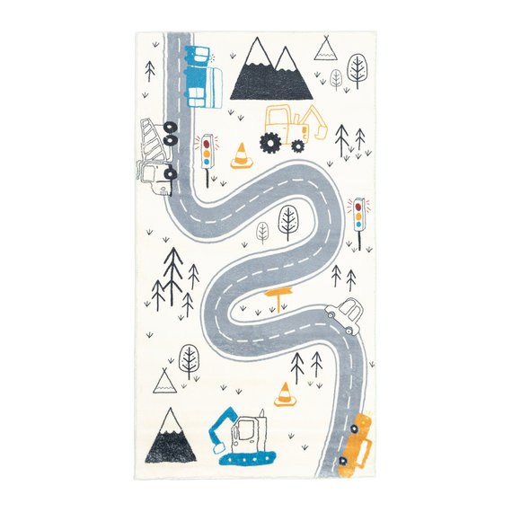 FRAAI | Home & Living Spielteppich Auto - Dex Road Blau