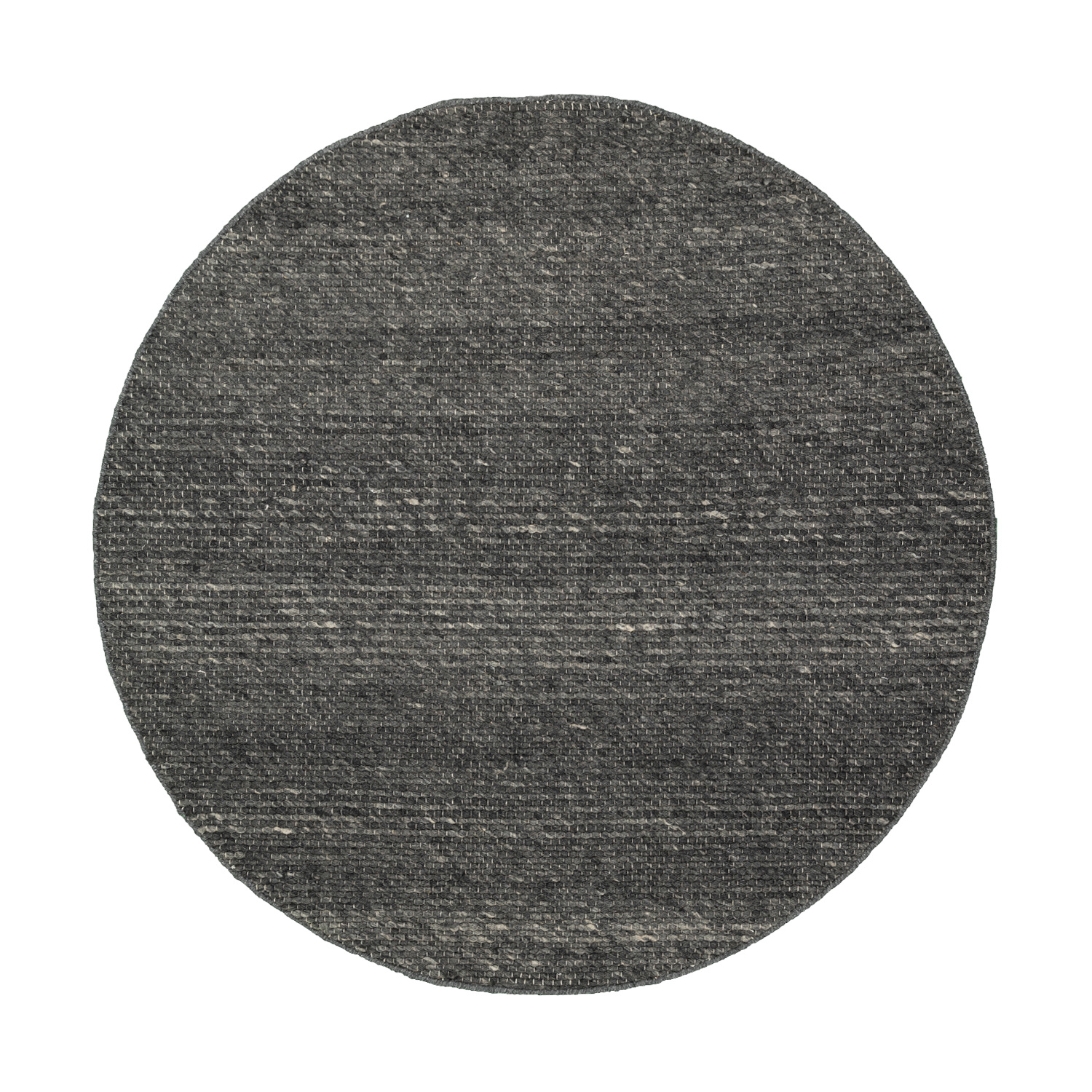 Wollteppich Rund - Feline Anthrazit Meliert - sfeer