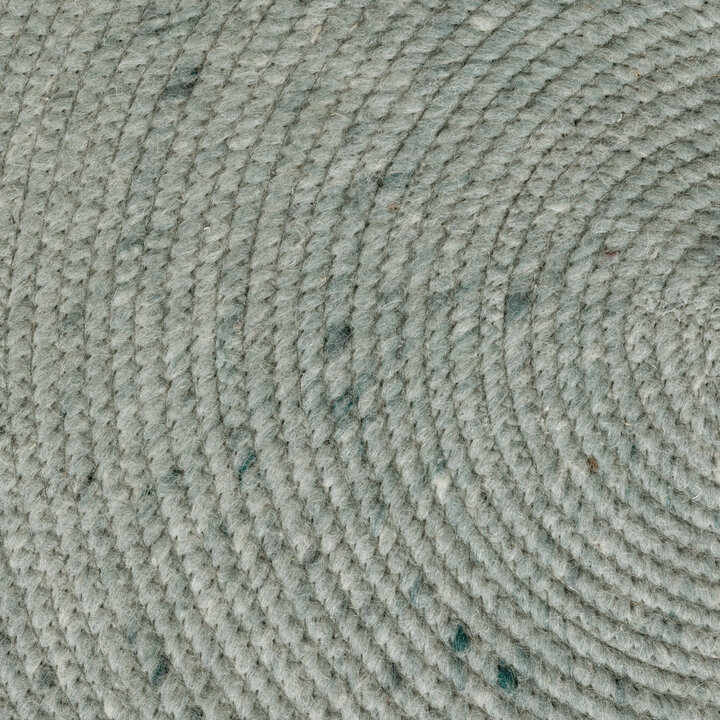 Wollteppich Rund - Wise Grün 411