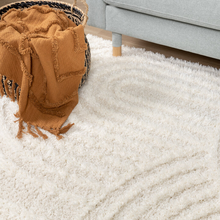 Teppich Skandinavisch - Lova Arches Creme