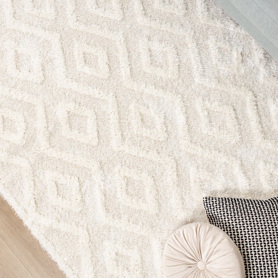FRAAI | Home & Living Teppich Skandinavisch - Lova Diamond Creme