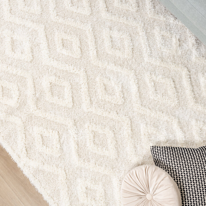 Teppich Skandinavisch - Lova Diamond Creme