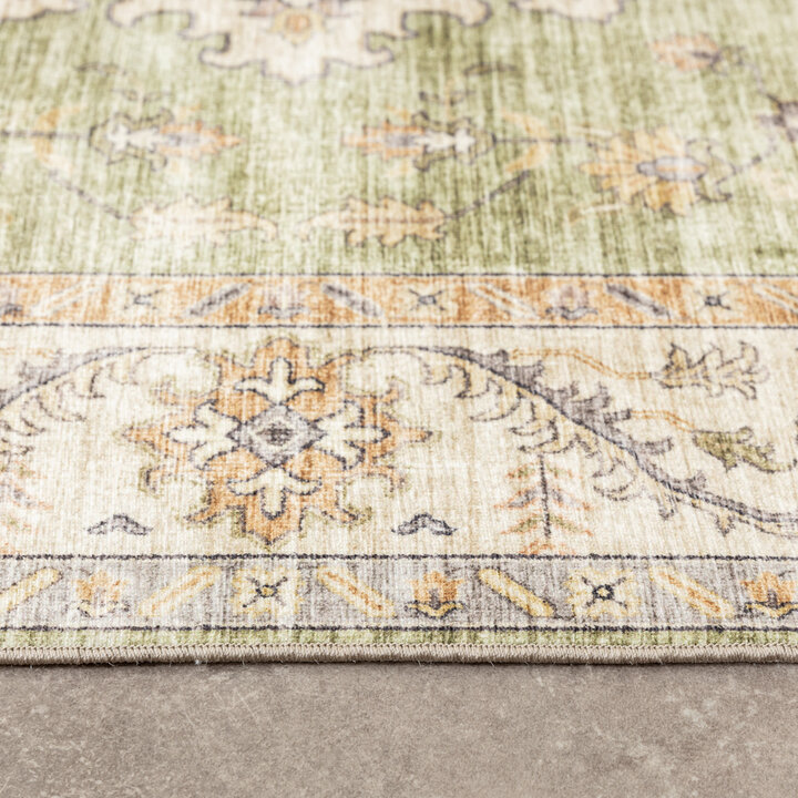 Vintage Gartenteppich - Santo Medaillon Grün