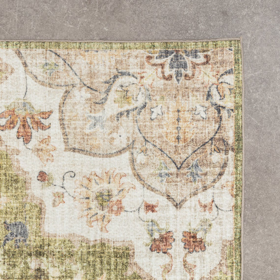 FRAAI | Home & Living Vintage Gartenteppich - Santo Mandala Grün