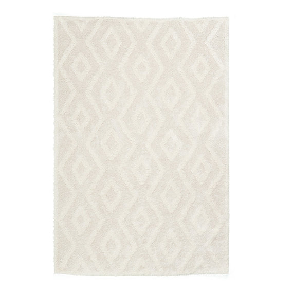 FRAAI | Home & Living Skandinavischer Teppich - Lova Diamond Creme