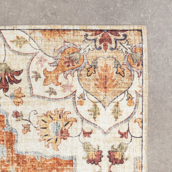 FRAAI | Home & Living Vintage Gartenteppich - Santo Mandala Terracotta